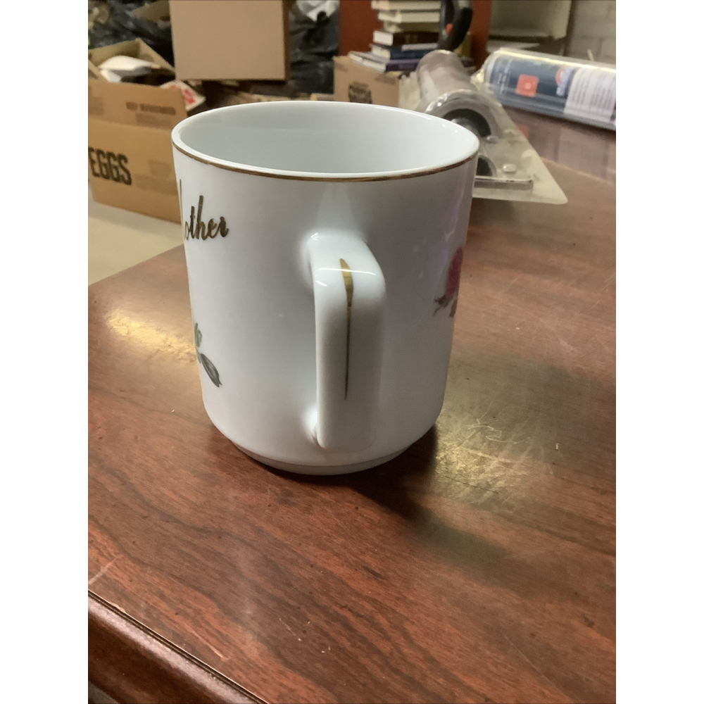 Vintage Coffee Mug Gold Rimmed “Mother” Mug - Picture 2 of 6